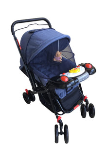 OZZE Foldable Baby Stroller-Blue