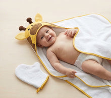 Baby Bath Towel With Hood, Baby Towels Newborn Girl, Absorbent Baby Hooded Towel Newborn, Ultra Soft Cute Animal Design Baby for Newborn Baby Boy And Girl BY HAPPY KIDDO (YELLOW)