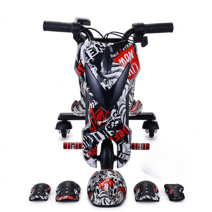 3-Speed 36V Electric Drift Scooter with Helmet & Keys