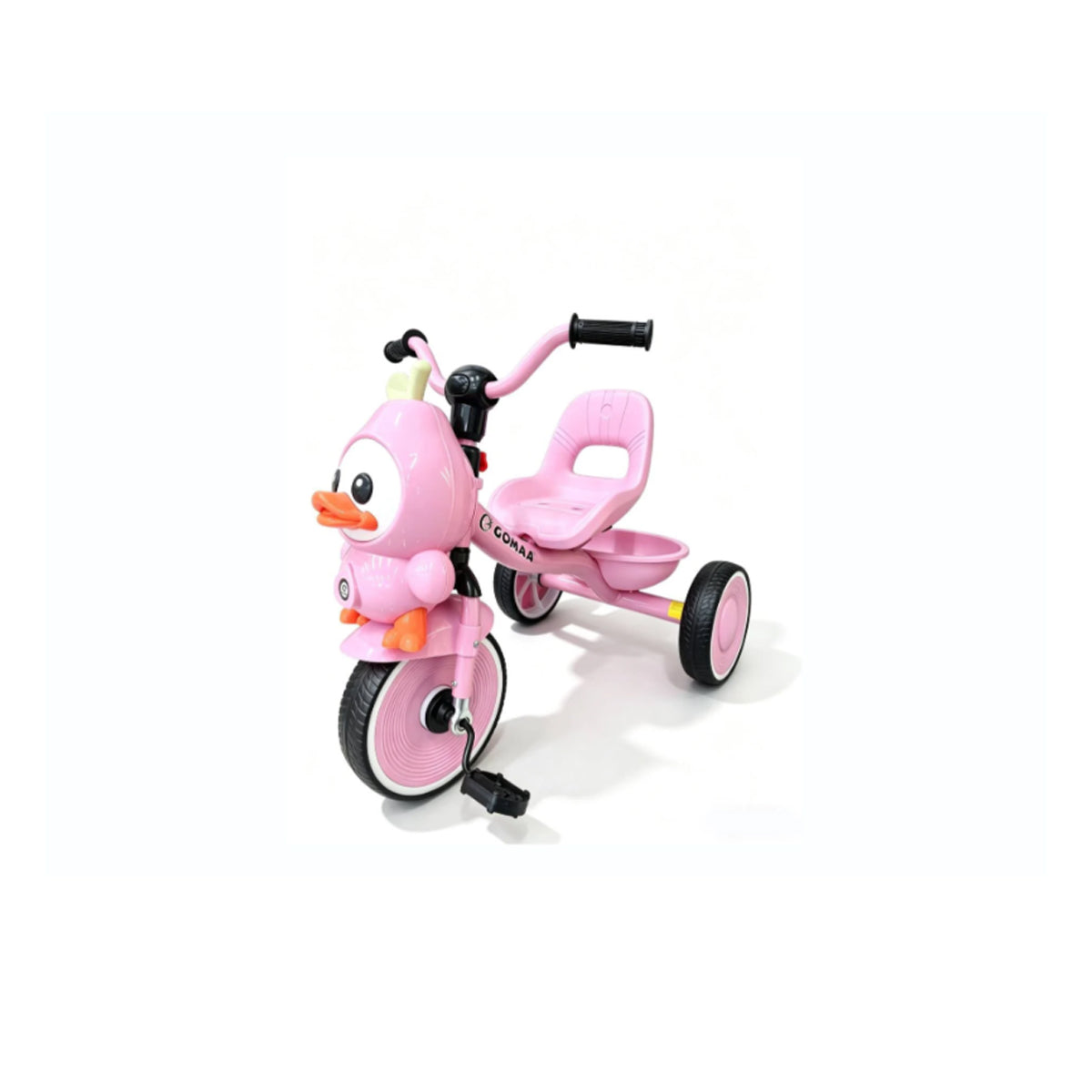 Girls Princess Bike with Basket and Training Wheels – Pink