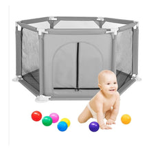 Hexagonal children's playhouse-grey