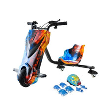 Mini 36V 3‑Wheel Drifting Electric Scooter with Bluetooth & Helmet Pad Set