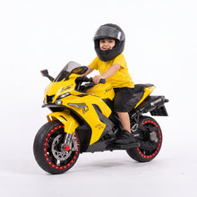 Let your little one shine with a captivating look, featuring a motorcycle in royal yellow and a modern, sporty design! It’s the perfect gift from Happy Kiddo for a fun, safe riding experience that fills their time with excitement and energy.