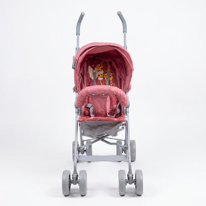 A comfortable and lightweight stroller from Infinity, featuring a cute giraffe design—the perfect companion for getting around and traveling with ease and safety! 🩷🦒✨