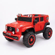 Luxury electric Mercedes G-Class for kids – sporty design and powerful performance in an eye-catching red! ❤️✨