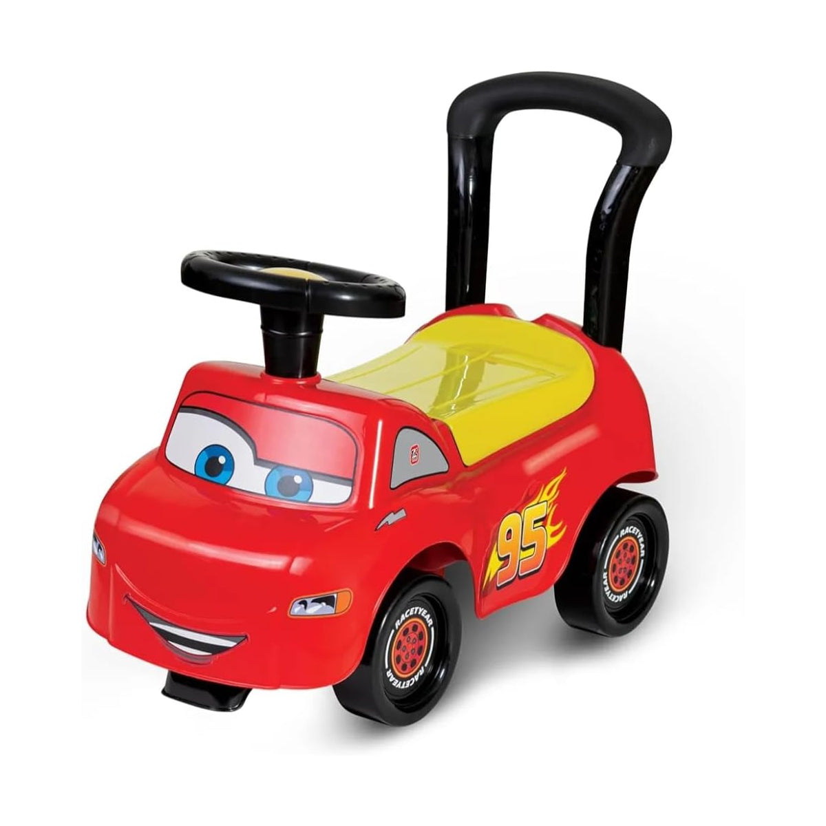 Ride-On Push Car with Handle and Storage TICTOYS (Red)