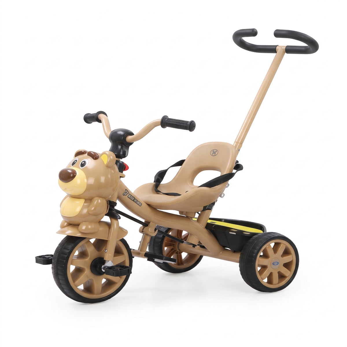 Tricycle for Kids, Baby Cycle with Light and Music, Kids Tricycle with Back Storage Basket & 3 Wheels, Baby Cycle Bike For 2 to 5 Years