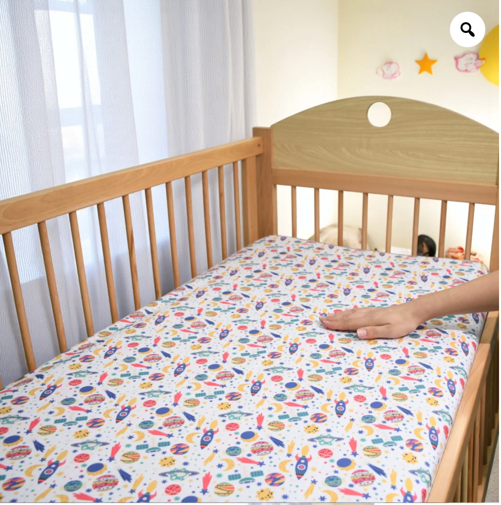 Rocket Extra Soft Fabric Fitted Bed Sheet