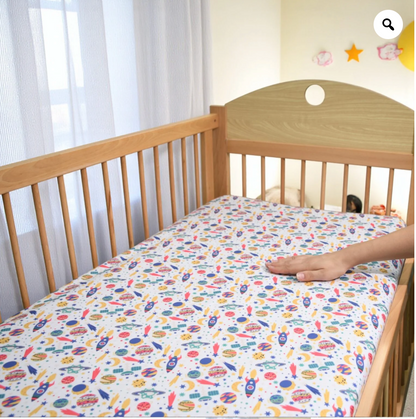 Rocket Extra Soft Fabric Fitted Bed Sheet
