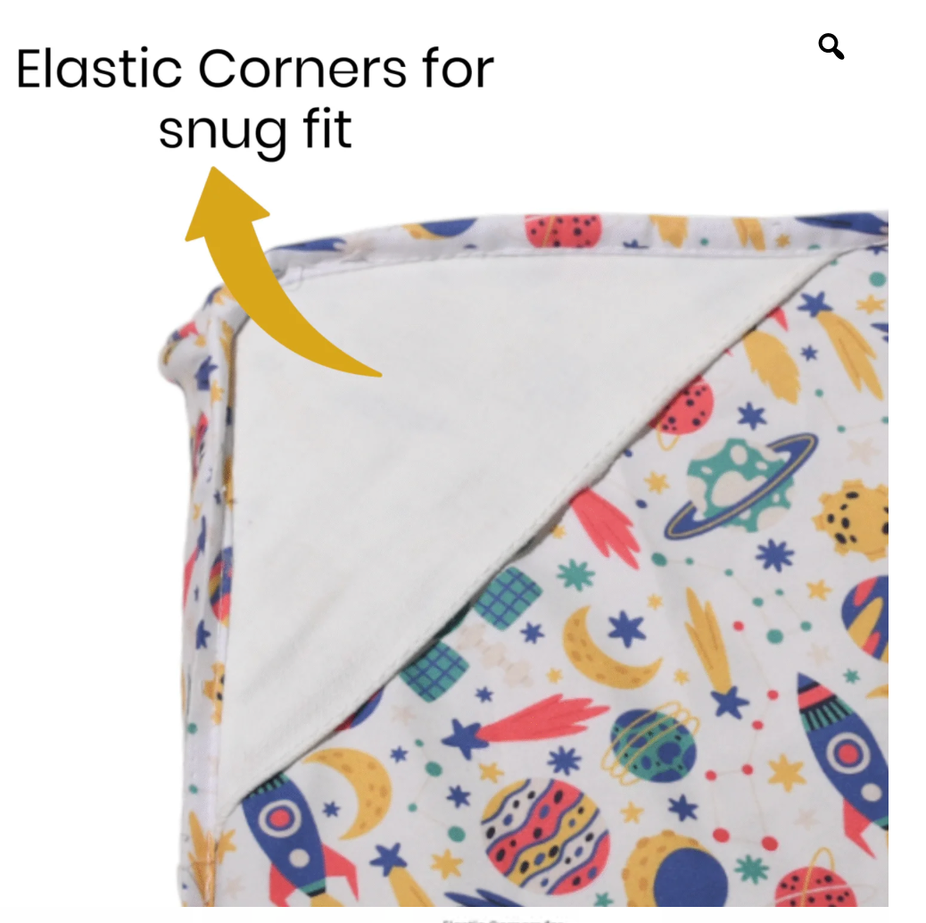 Rocket Extra Soft Fabric Fitted Bed Sheet