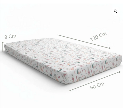 Mermaid Extra Soft Fabric Fitted Bed Sheet