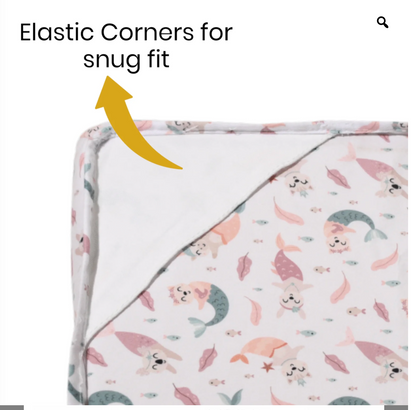 Mermaid Extra Soft Fabric Fitted Bed Sheet