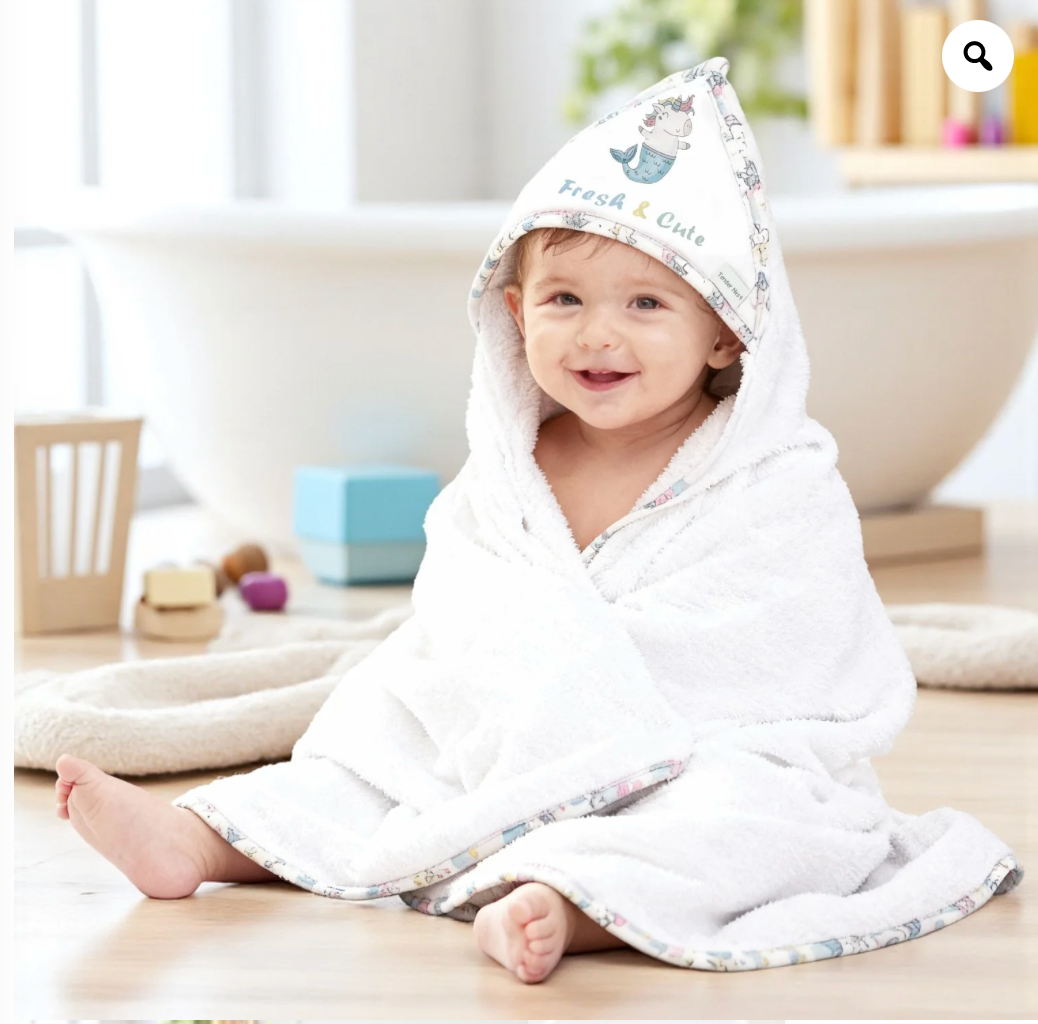 Baby Bath Towels Unicorn Set Of 5 Pieces