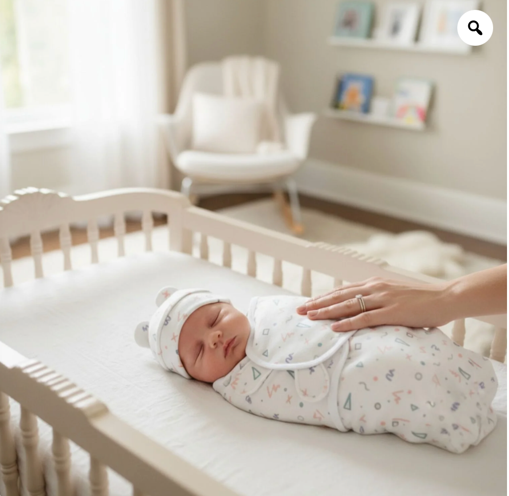 Baby Swaddle Confetti With Hat