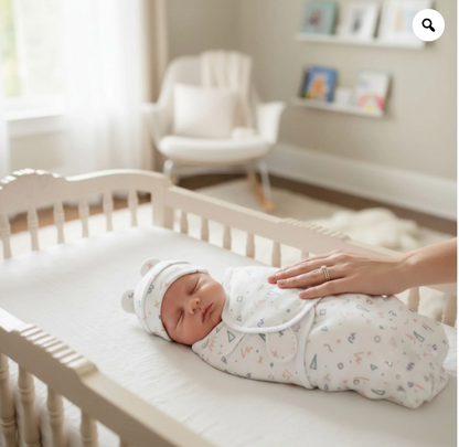 Baby Swaddle Confetti With Hat