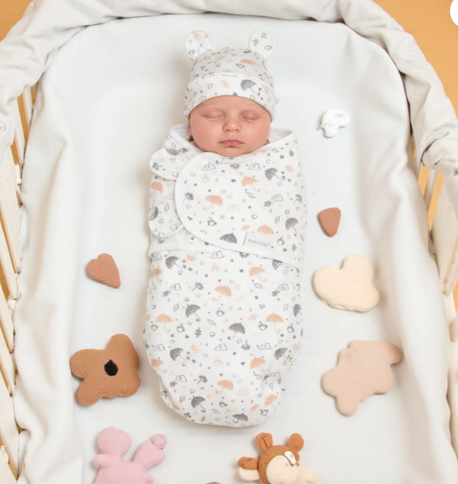 Baby Swaddle Umbrella With Hat