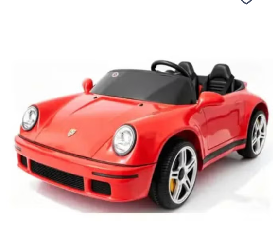 Red Electric Ride-On Car for Kids 9407 with Remote Control, Multi-Function, Lights & Music