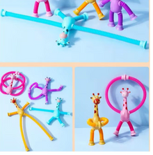 4Pcs Suction Cup Pop Tube Giraffe