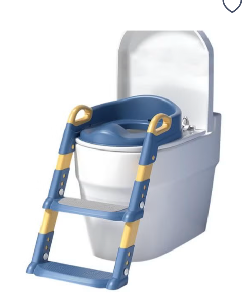 2-in-1 Potty Training Seat with Step Stool Ladder