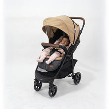 infinity Baby Stroller comfortably Foldable, One-Handed, 5-Point Safety Belts, Fits up to 30 kg_biege