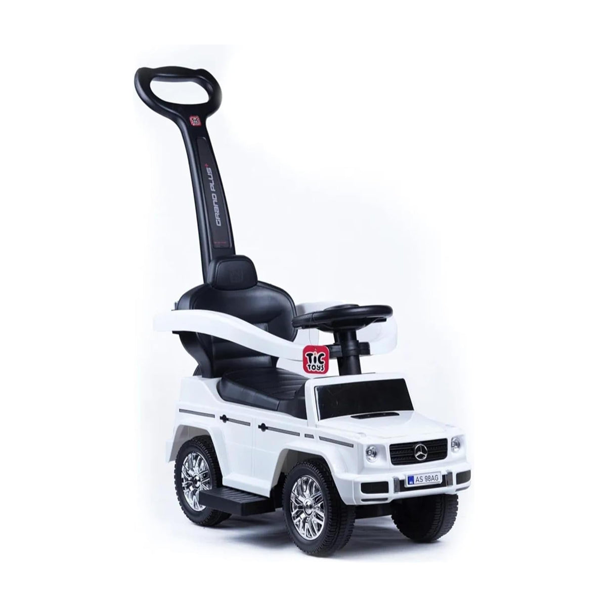 TIC TOYS Kids Ride-On Push Car with Parent Handle