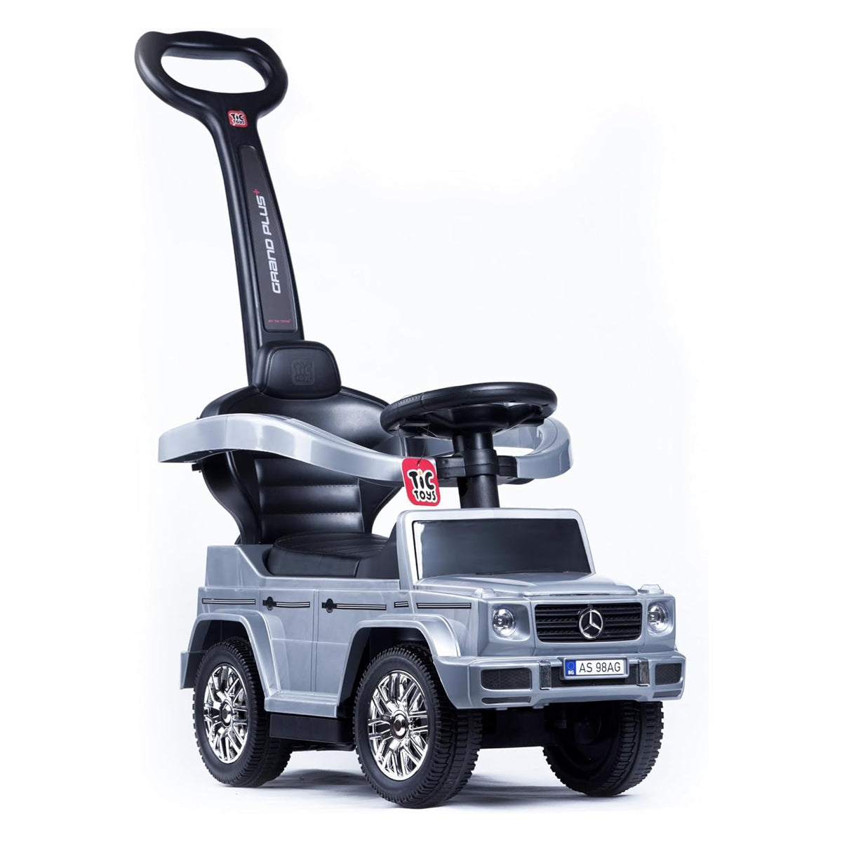 TiC Toys Grand Plus Ride-On Car Stroller for Kids