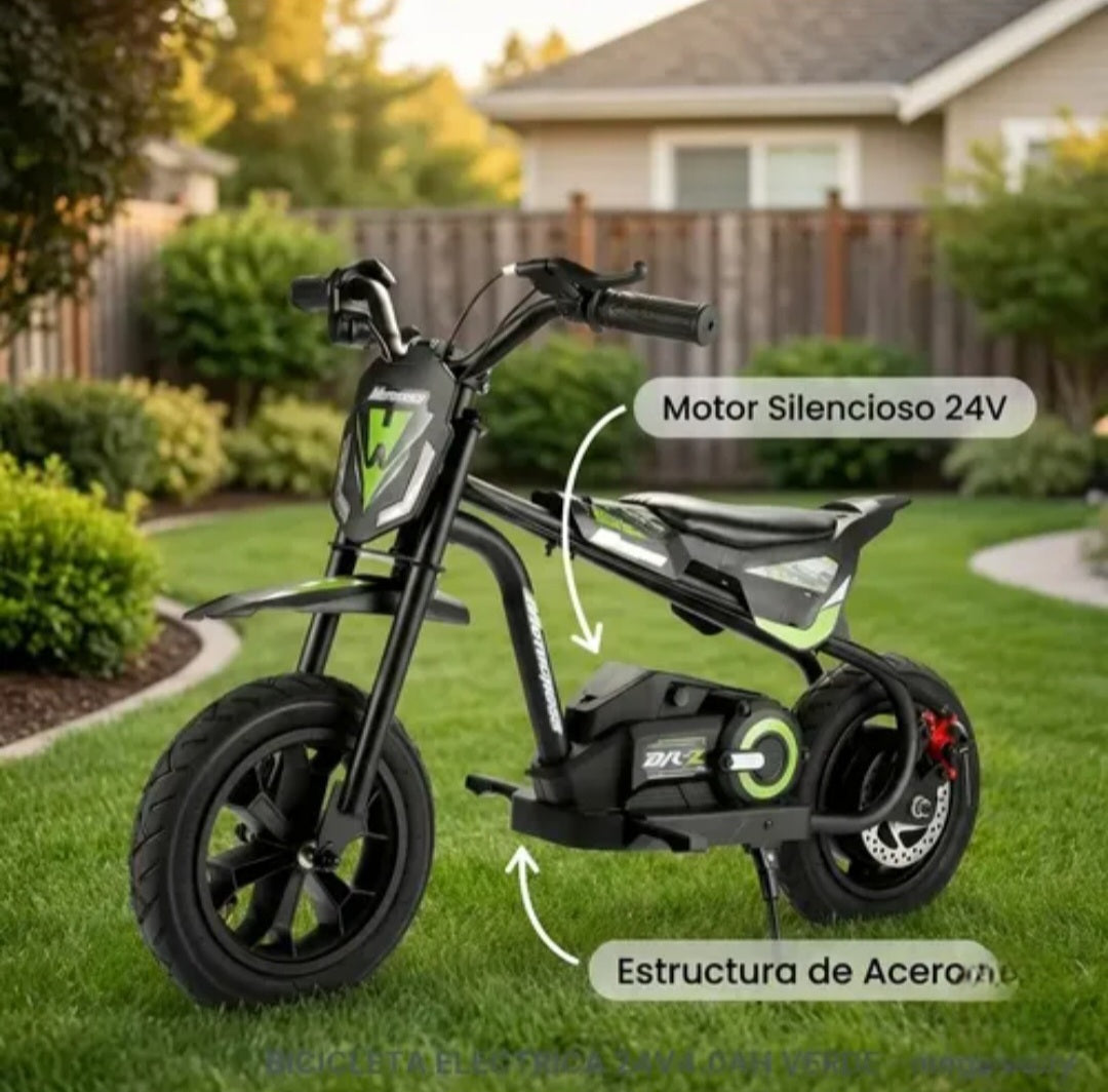 Hiboy DK1 Kids Electric Bike 300W Max Speed 25km/h Long Range 35km 3 Speed Modes for Kids Age 3-10 Years Double Suspension, Safe and Safe