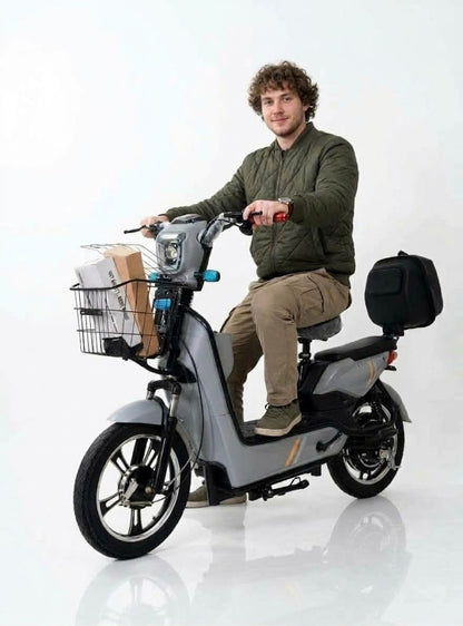 The Turbo Electric Scooter Practical and superior quality on the road – powerful performance meets modern design(gray).