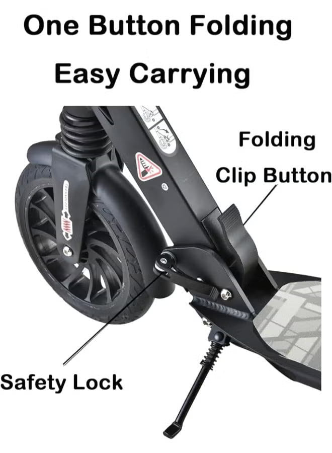 GT Adult All-Terrain Kick Scooter – Black