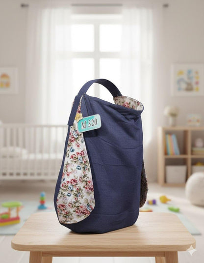 Premium Nursing Cover in Navy Blue – comfort, privacy, and elegance for every new mom! 💙✨