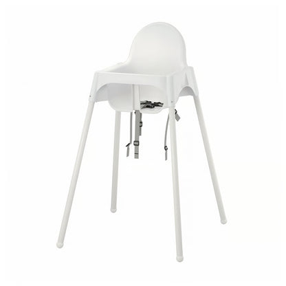 A lightweight high chair from Happy Kiddo designed for your convenience and your baby's comfort and health; it is durable and easy to wipe clean.
