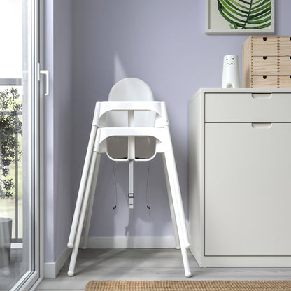 A lightweight high chair from Happy Kiddo designed for your convenience and your baby's comfort and health; it is durable and easy to wipe clean.