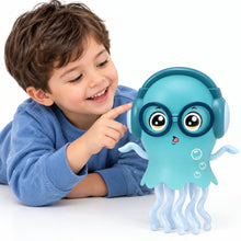 Interactive Musical Jellyfish Toy for Kids – A Cuddly Adventure Buddy in Sky Blue! 🎶💙✨