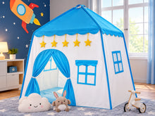 A luxurious fabric play tent for kids – a magical world and a private space for little adventures! ⛺✨💙