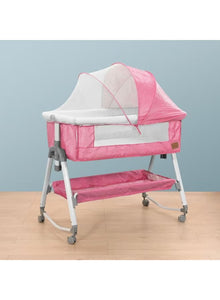 Kidilo baby bedside crib also known as a bassinet or co-sleeper BY HAPPY KIDDO (PINK)