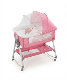 Kidilo baby bedside crib also known as a bassinet or co-sleeper BY HAPPY KIDDO (PINK)
