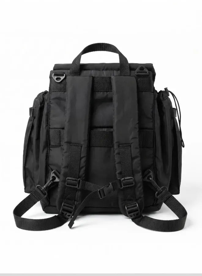 Uni. Baby Diaper Bag Set – Stylish Black Baby Nappy Bag with Changing Mat and Bottle Holder