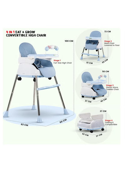 Happy Kiddo Multifunctional High Chair – a practical and stylish design for every meal and playtime.
