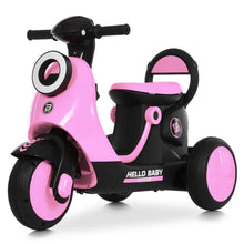 6V Kids Ride on Motorcycle with Light-Up Deck and Music for 3+ Years Old