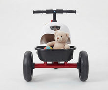 Tricycle, For 2-6 Years Old, 5-in-1 Kids Bike, Foldable, Adjustable Handle/Seat Height, Strained Bike, Children's Bicycle, BY HAPPY KIDDO (Red)