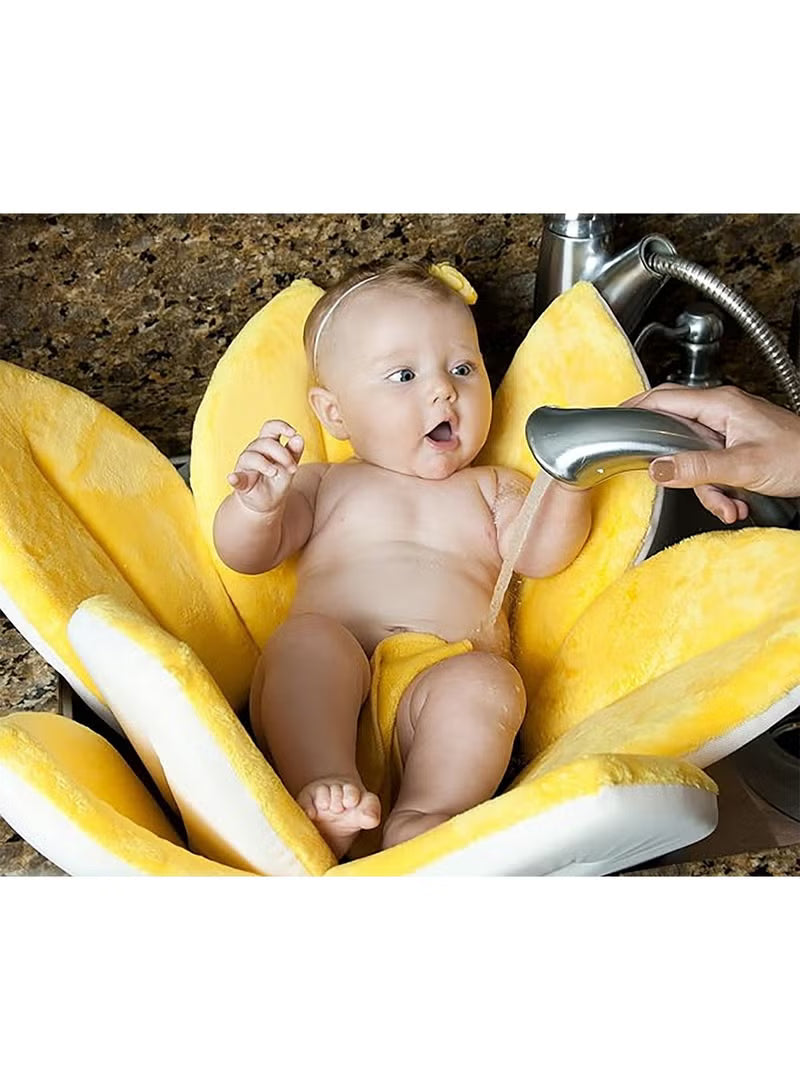 Floral Baby Bath Pillow – Soft Support Mat for Baby Bathtub by Happy Kiddo