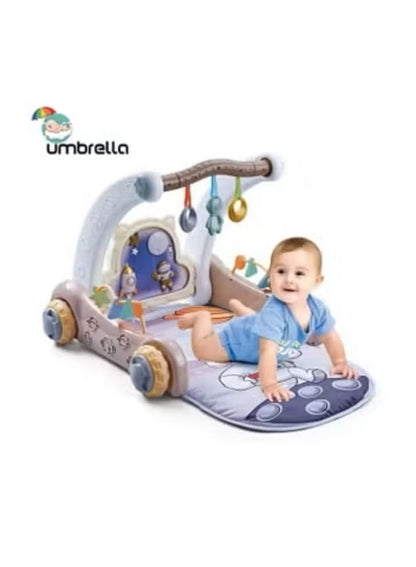Piano Mat and Baby Walker - Play and Tummy Time (0-12 Months)