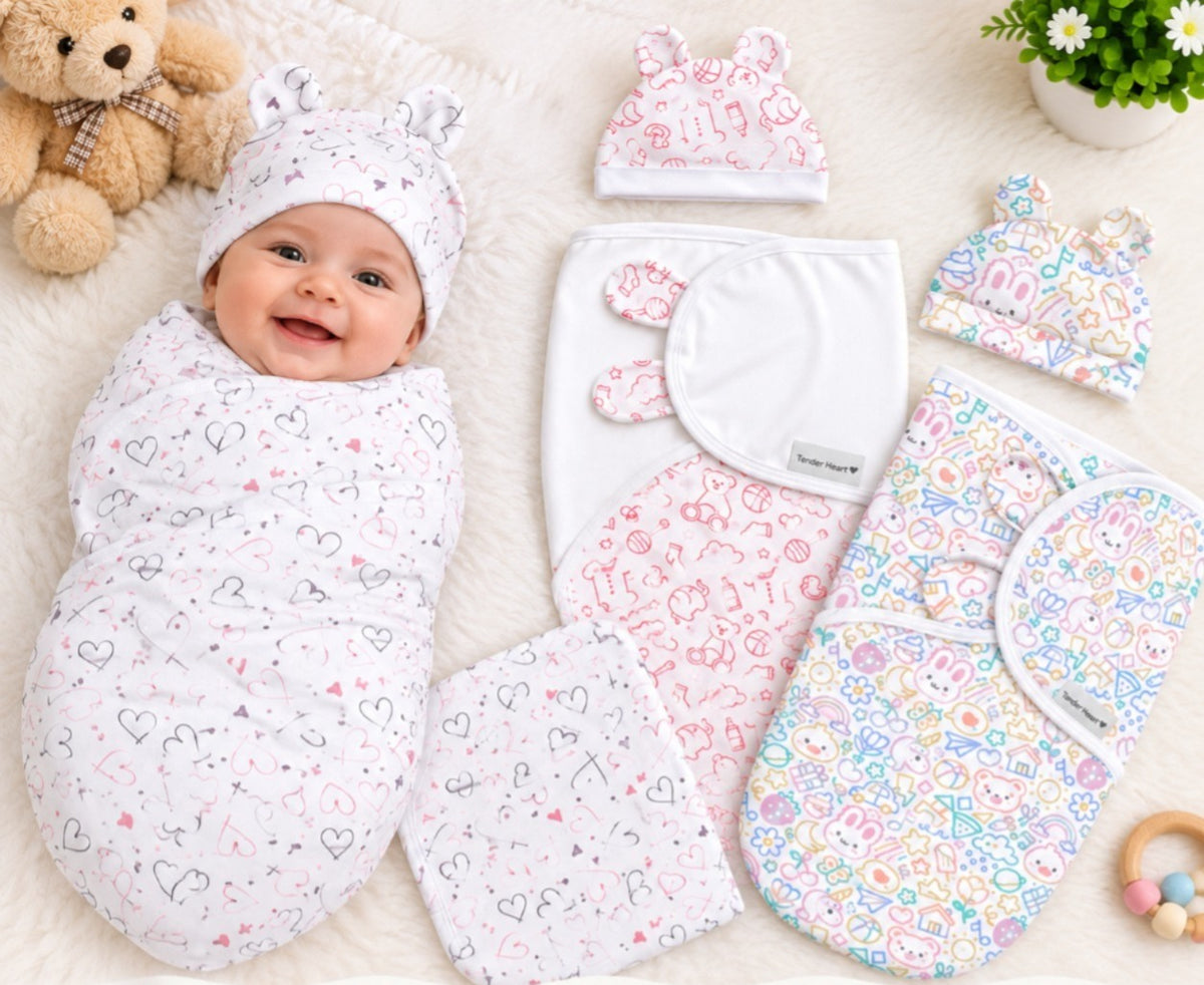 Newborn Baby Set 3 Pieces – Soft and cute clothing and accessories from Tender Nest