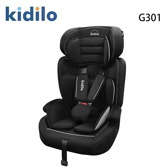 Kidilo (G301) child car seat is comfortable and safe, featuring a sturdy safety harness and robust padding to ensure your child's comfort during daily travel.